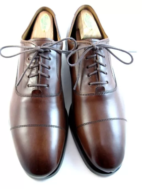 NEW Allen Edmonds "SIENA" Men's Cap-Toe Stitch Dress Oxfords 7.5 D Chili (113N)