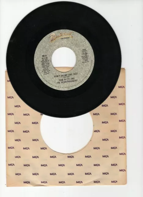 Tom Petty Don't Do Me Like That 45 From 1979 Heartbreakers     Great Condition