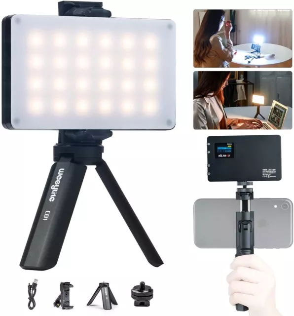 VILTROX RB08P RGB LED Light Studio Photography Fill Light 2500~8500K Rechargable 2