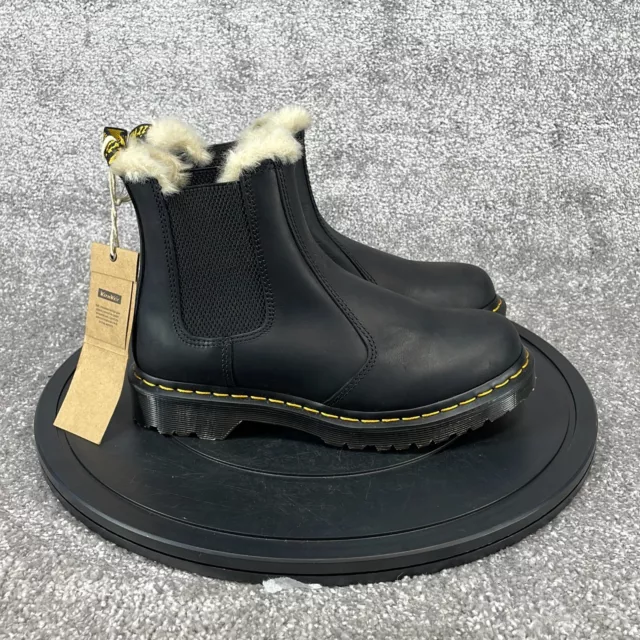 Dr. Martens Chelsea Boots Women's Size 8 2976 Pull On Ankle Black Leather