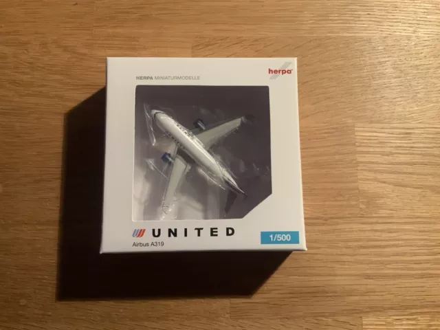 Herpa Wings 1:500 517911 Airbus A319 United Airlines