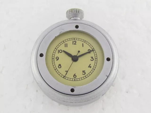 ZChZ Vintage Russian Jet Fighter MIG-17 Clock of Aviation Film-photo Machine Gun