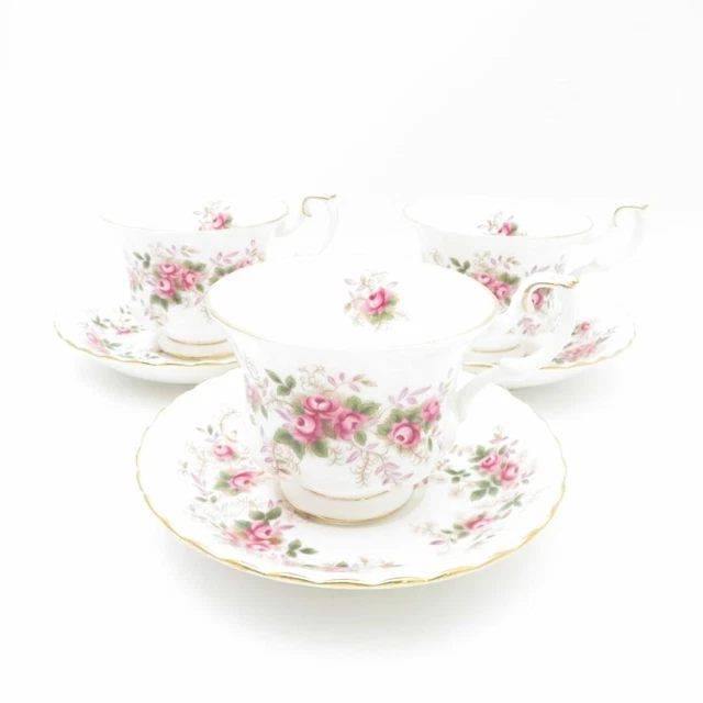 ROYAL ALBERT LAVENDER Rose Cup Saucer Set De Rosas Sm3714X1 De
