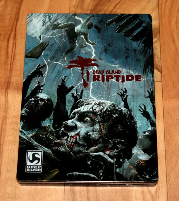 Dead Island Riptide Steelbook con solo artcard (senza gioco) taglia G1 PS3 Xbox 360