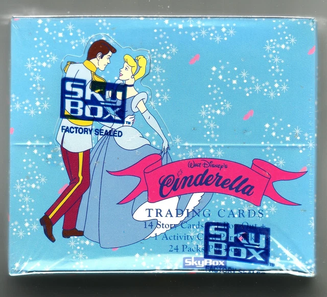 DISNEY CINDERELLA JUMBO Trading Card Box 1995 29.99 PicClick