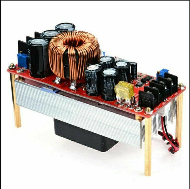 Step Up 1500w Convertitore Boost DC-DC 1500W 10-60V A 12-90V - Con - Foto 10