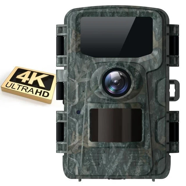 CAMÉRA DE CHASSE 4K 40MP Trail Camera 120 °grand angle Vision nocturne ...
