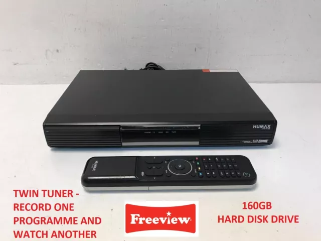 Humax PVR-9150T Freeview Recorder With 160GB Hard Drive & Twin Tuner / Freeview