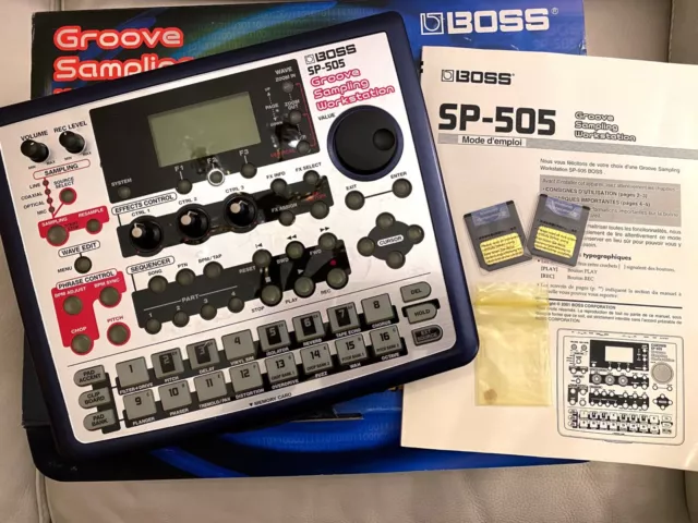 Sampleur Boss Sp - 505 Roland Groove Sampling avec 2 cartes Smart Média 4 Mo