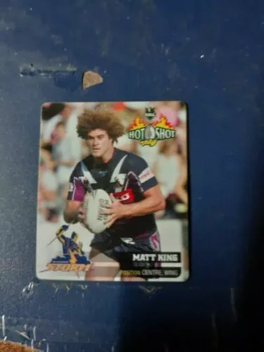 Hot Shot Tazo Rugby League Card Nrl 2006 Rare matt king