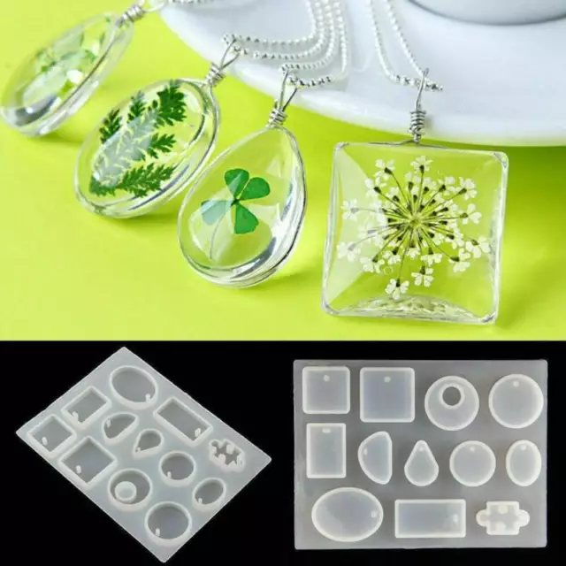 Silicone Pendant Mold Making Jewelry Tool For Resin Necklace Mould Casting Craft