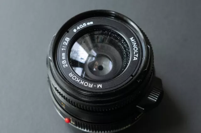 Minolta M-Rokkor 2,8/28 28 mm F2,8 montaje M / Minolta / Leica (Leica M6-M11)