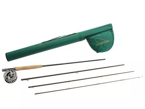 Cortland Travel 4 Piece LTD ll 9' Fly Rod & Reel Combo Kit w/ Case 8/9 wt - NEW!