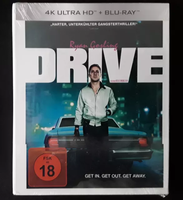 DVD - Drive (4K Ultra HD) + (Blu-ray) - Gosling Ryan Mulligan Carey Ron - NEUF