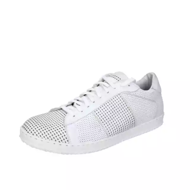 BC299 BRUNO VERRI  F23L3 Shoes Men White Sneakers Leather Round Toe No Casual Ca