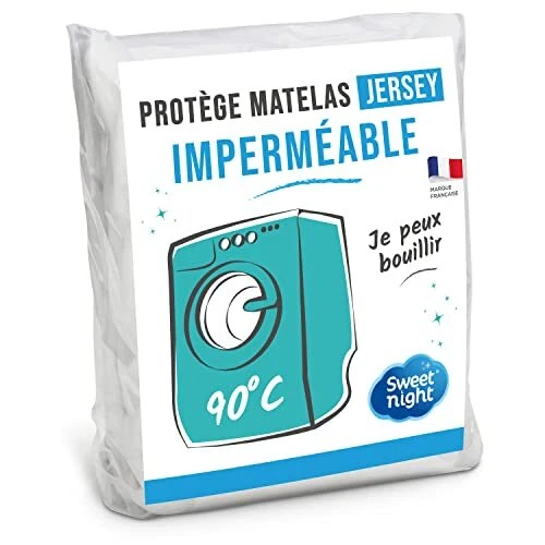 SWEET NIGHT Sweetnight - Protège Matelas 140x190 cm | Alèse Imperméable et Mi...