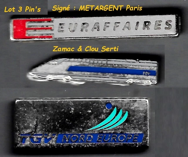 Pin's Ancien Le Train Du Cinéma - Zamac Signé Decat Paris