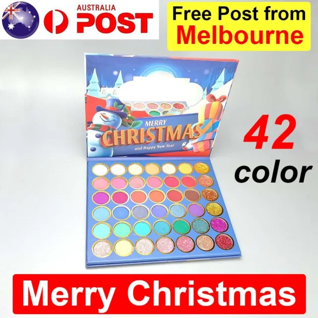 42 Colors Eyeshadows Palette Shades Glitter Cosmetic Makeup Eye Shadow Gift