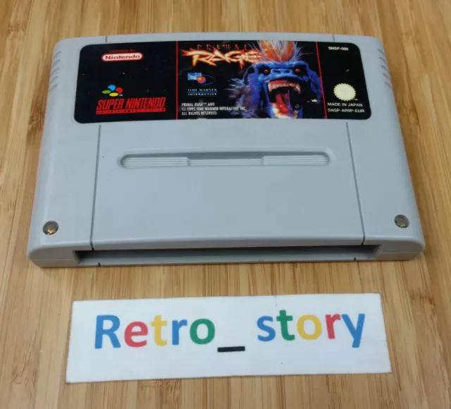 Super Nintendo SNES Primal Rage PAL