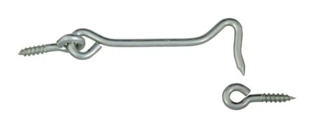 National Hardware N226-373 Zinc-Plated Steel General Purpose Hook & Eye 4 L in.