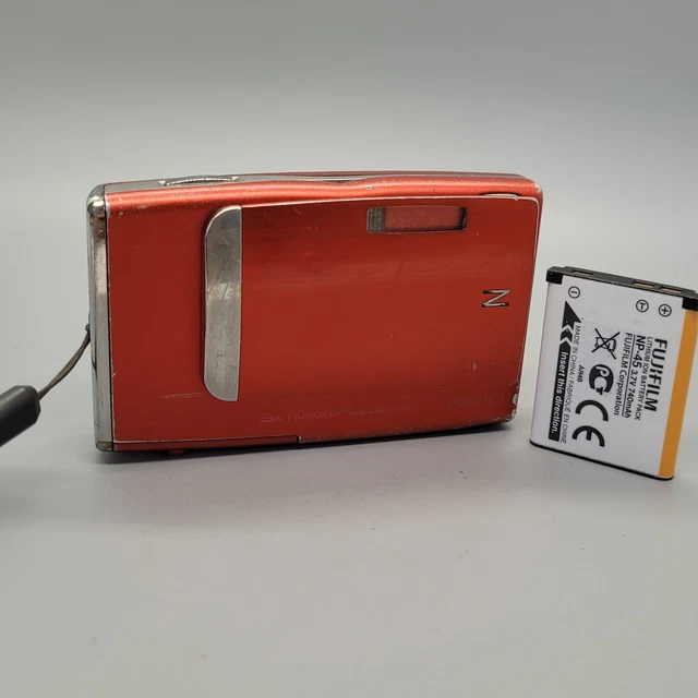 Fujifilm FinePix Z10fd 7.2MP Compact Digital Camera Red Tested