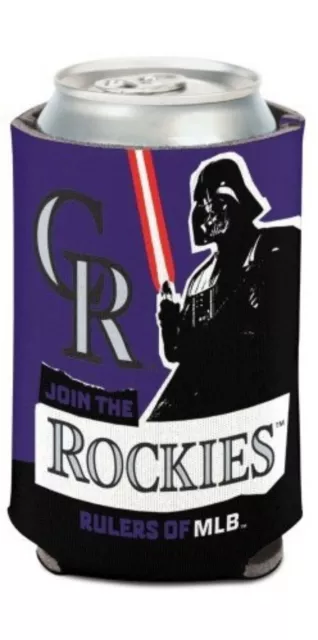 Colorado Rockies MLB Can Holder Cooler Bottle Sleeve Star Wars Darth Vader Team