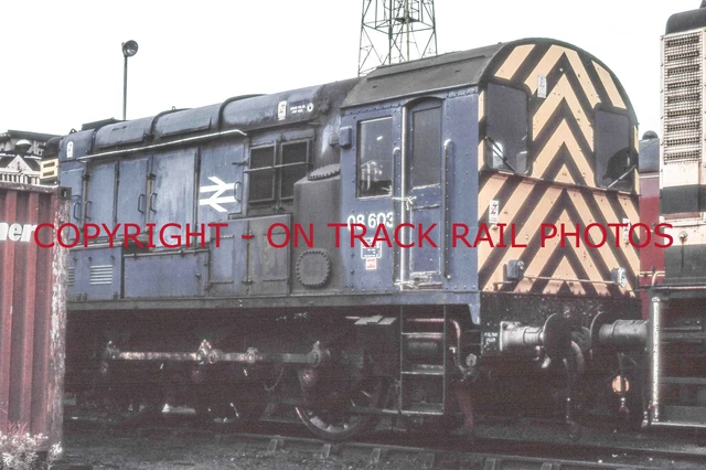 UK RAILWAY PHOTOGRAPH Of Class 08 Shunter 08603. Rm08-627 £1.70 ...