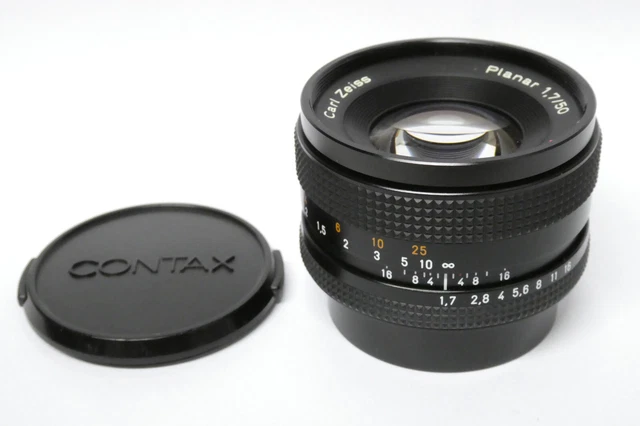 Carl Zeiss Planar 1,7 / 50  mm T*  Objektiv für Contax / Yashica