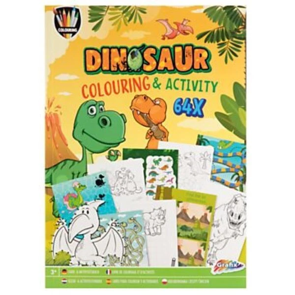 Mal- und Beschäftigungsbuch Dino ab 3+Jahren