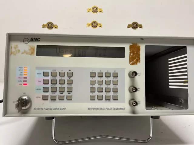 Berkeley Nucleonics Corp BNC model 6040 Universal Pulse Generator no plug-in