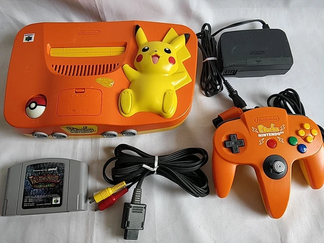 NINTENDO64 POKEMON PIKACHU Limité Orange Couleur Console, Patin