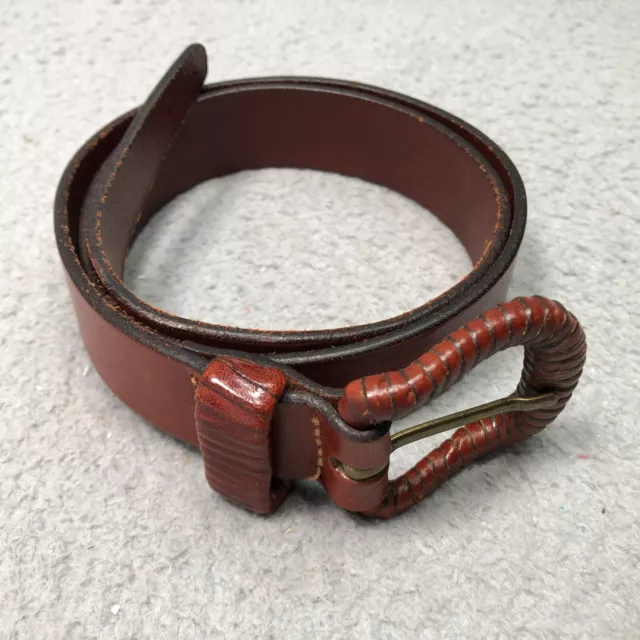 Abercrombie and Fitch Belt Ladies S Brown Leather Vintage Small