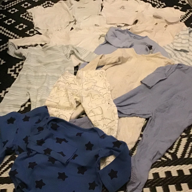 large bundle of baby  clothes age 6/12 months