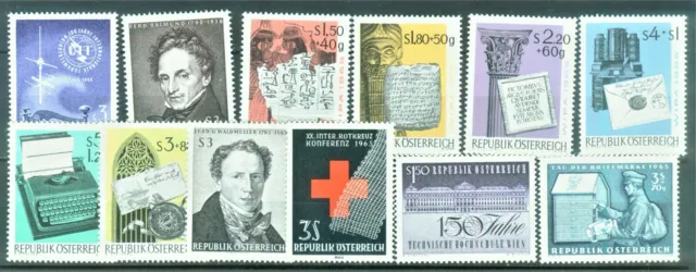 ÖSTERREICH 1965 Jahrgang Sondermarken aus Mi 1181-1200 postfrisch **