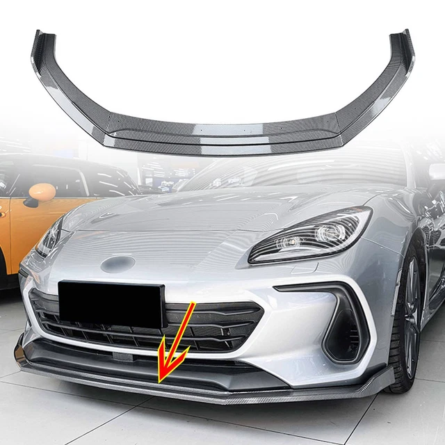 For Subaru BRZ 2022-2024 Real Carbon Fiber Front Bumper Lip Spoiler Splitter