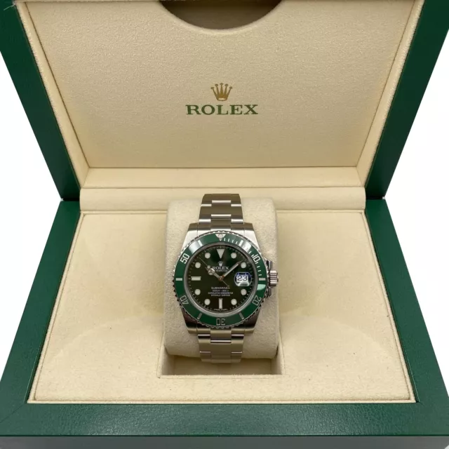 Rolex Submariner Date Hulk Steel Ceramic Green Dial Automatic Watch 116610LV