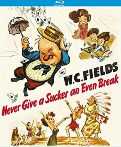 Never Give a Sucker an Even Break *Like New* Kino Lbr*(Blu-ray, 1941) W.C Fields