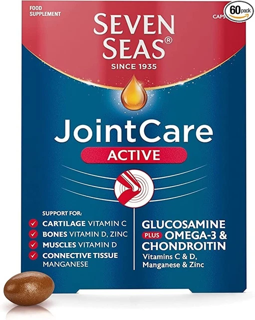 Seven Seas Jointcare Active with Glucosamine - 60 Capsules