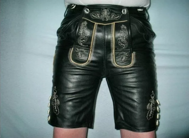 Lederhose Herren Trachten Lederhose Bavarian Lederhose Nappa Lederhose Gr,46-64