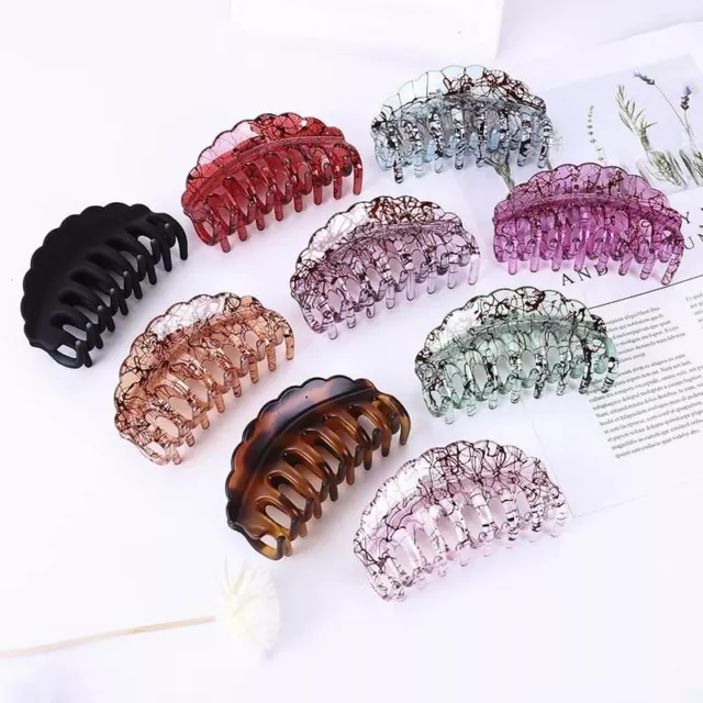 Femme Mode Cheveux Pince pour Barrettes Crabe Épingle à Transparent Clip