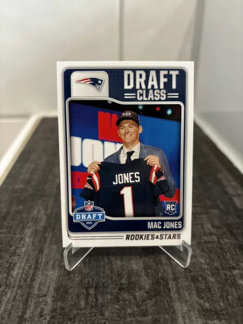 NFL Trading Card Rookie Mac Jones 2021 Panini Draft Class New England Patriots
