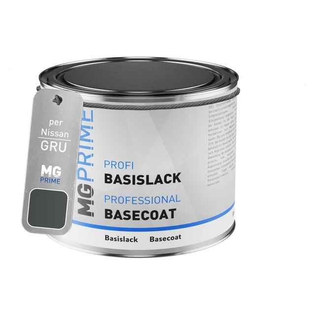 Vernice per auto Barattolo pronto all’uso per Nissan GRU Urban Grey 0,5L