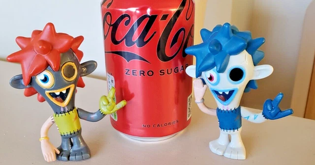 TWO ZOMMER FIGURES From Moshi Monsters Mind Candy 2010 6.52 - PicClick UK