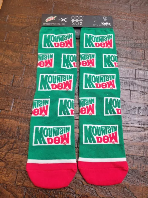 Odd Sock Official Mountain Dew Socks Size 6-13