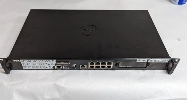 Dell SonicWALL NSA2600 8-Port Managed Network Security Appliance Firewall Switch Dell SonicWALL NSA2600 8-Port Managed Network Security Appliance Firewall Switch