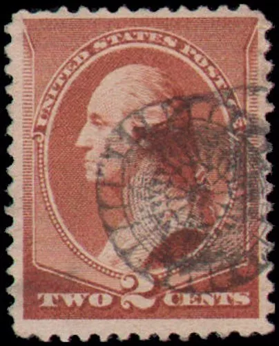 US #210 Used fancy cancel