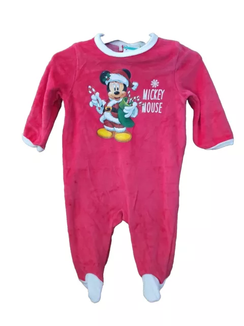 Pyjama bébé 6 Mois Disney® Mickey  Dors bien Disney Baby Noël Chaud Polaire