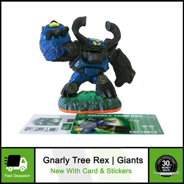 Skylanders Giants | Gnarly Tree Rex | Dark Edition Character Figure With Card