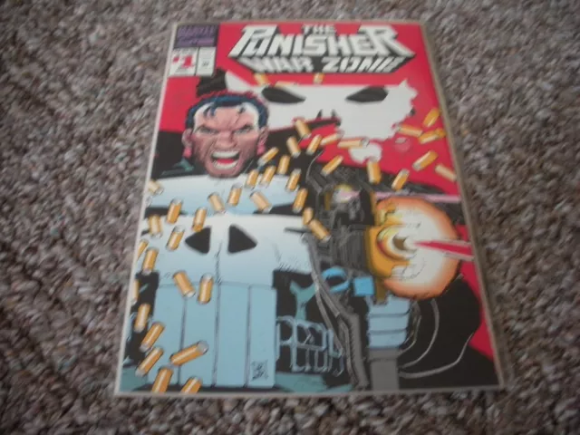 The Punisher War Zone #1 (1992 Series) Marvel Comics Die-Cut Cover VF/NM