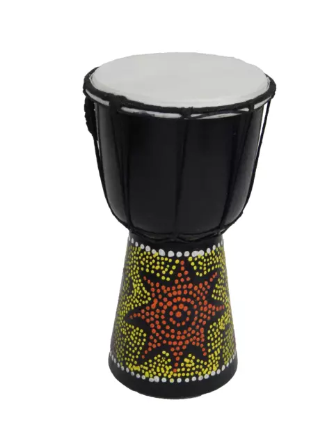 Djembe Trommel Bongo Afrika Holz Musik Instrument Rhythmus Percussion 25cm